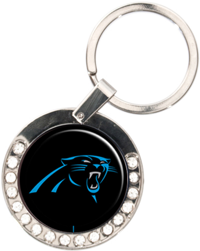 NFL Carolina Panthers Rhinestone Key Chain