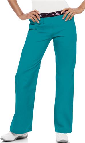 Urbane Women's Yoga-Inspired Work It Scrub Pants. Embroidery is available on this item.