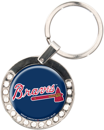 MLB Atlanta Braves Rhinestone Key Chain