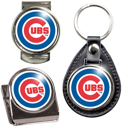 MLB Cubs Key Chain Money Clip & Magnet Clip Set