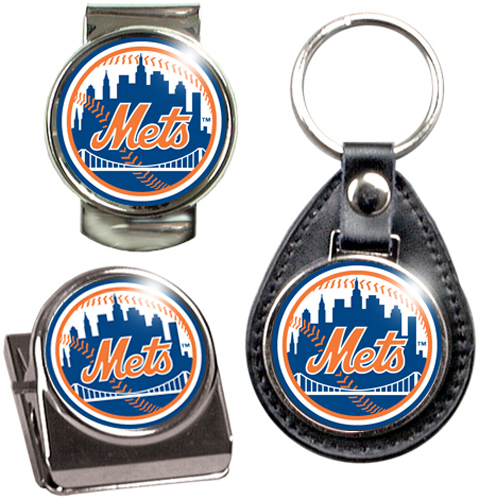 MLB Mets Key Chain Money Clip & Magnet Clip Set