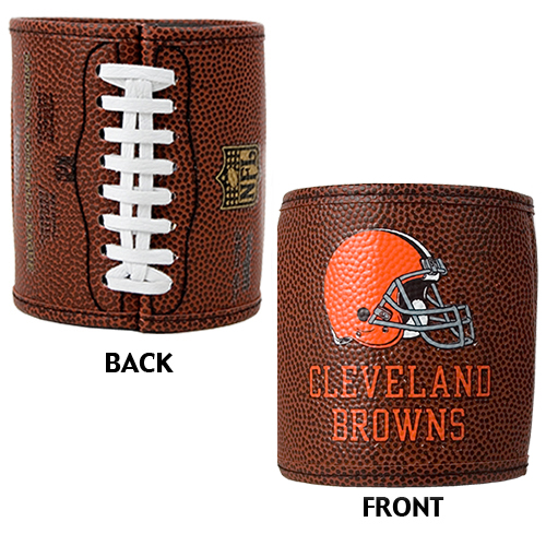 NFL Cleveland Browns 2pc Football Can Holder Set