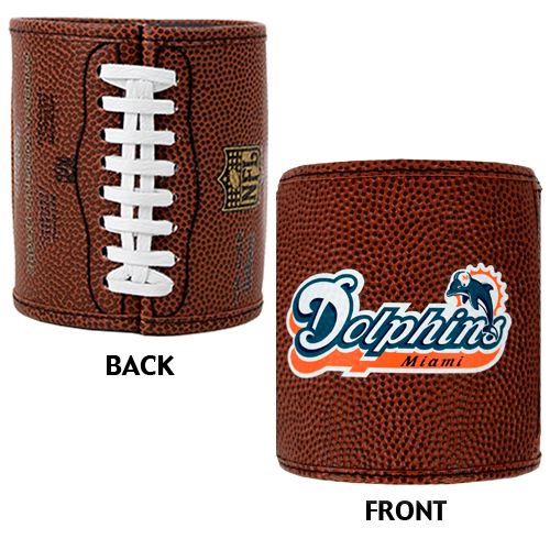 NFL Miami Dolphins 2pc Football Can Holder Set