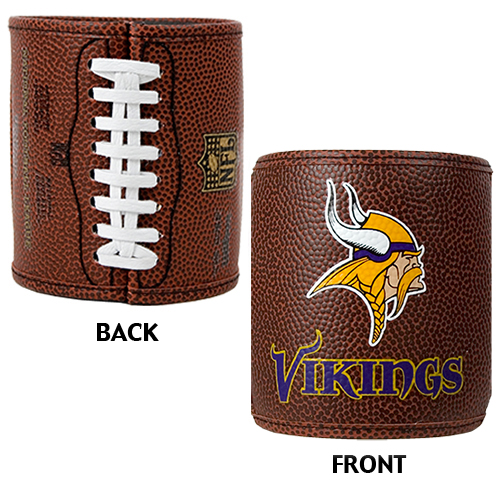 NFL Minnesota Vikings 2pc Football Can Holder Set