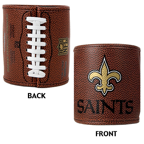 NFL New Orleans Saints 2pc Football Can Holder Set