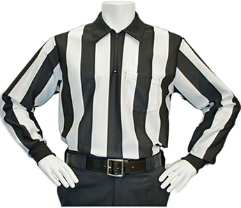Cliff Keen 2" Stripe Long Sleeve Officials Shirt