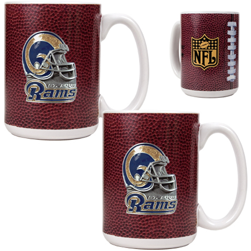 NFL St. Louis Rams 2pc Gameball Coffee Mug Set