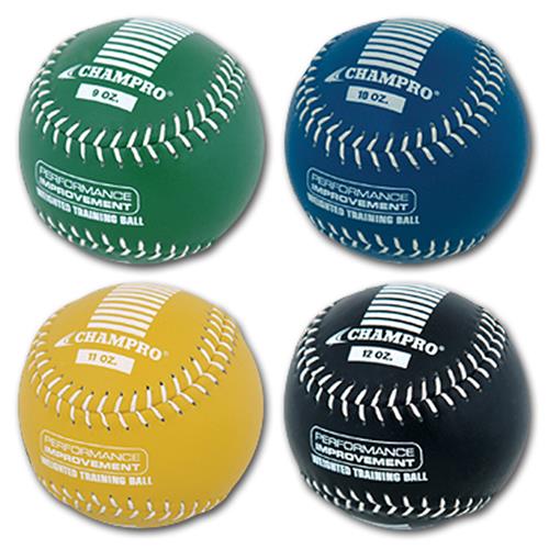 Champro Leather Weighted Training Softballs