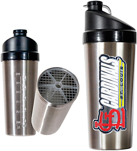 MLB St. Louis Cardinals Stainless Protein Shaker