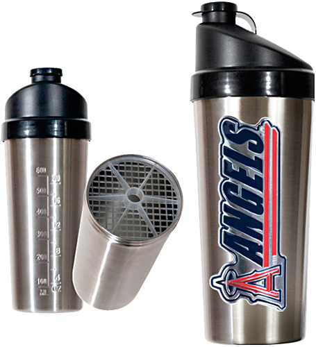 MLB Los Angeles Angels Stainless Protein Shaker