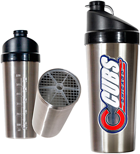 MLB Chicago Cubs Stainless Protein Shaker