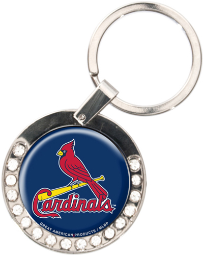 MLB St. Louis Cardinals Rhinestone Key Chain