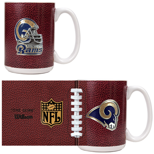NFL St. Louis Rams 2pc Gameball Coffee Mug Set