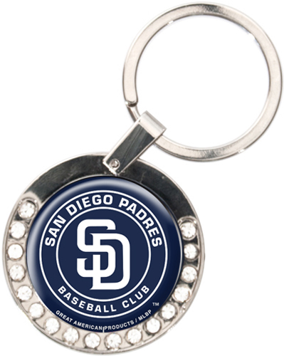 MLB San Diego Padres Rhinestone Key Chain