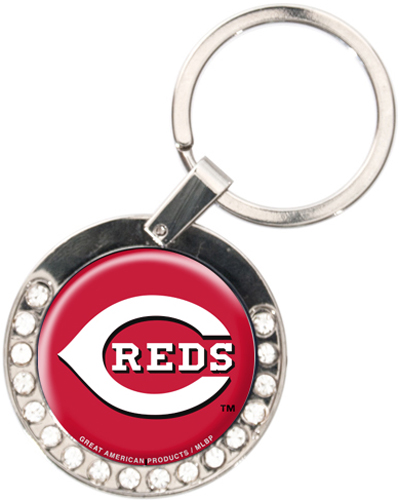 MLB Cincinnati Reds Rhinestone Key Chain