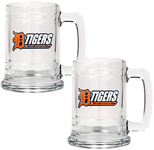 MLB Detroit Tigers 2pc Glass Tankard Set