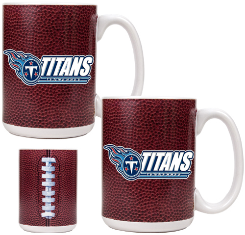NFL Tennessee Titans 2pc Gameball Coffee Mug Set