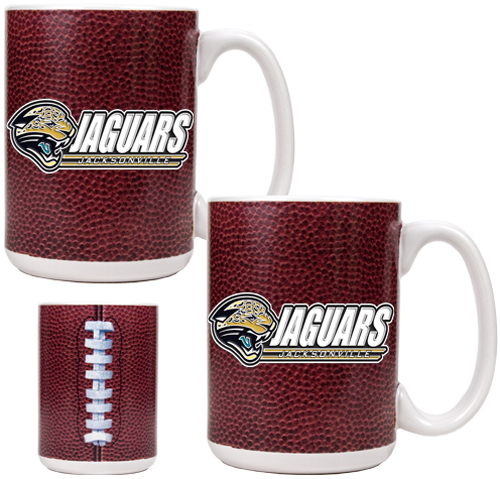 NFL Jacksonville Jaguars Gameball Coffee Mug Set