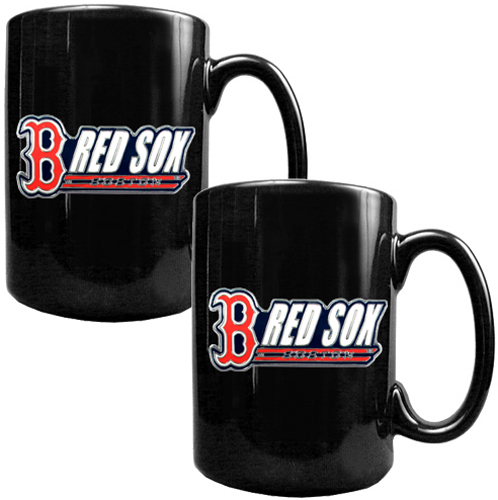 MLB Boston Red Sox 2pc Coffee Mug Set