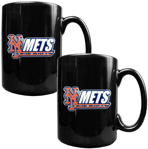 MLB New York Mets 2pc Coffee Mug Set