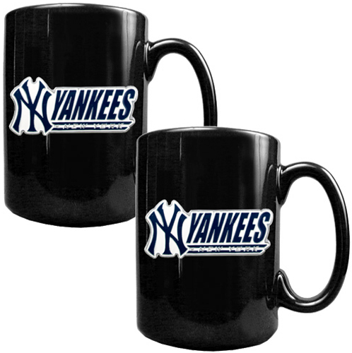 MLB New York Yankees 2pc Coffee Mug Set
