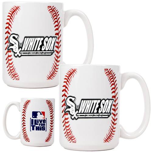 MLB Chicago White Sox 2pc Gameball Coffee Mug Set