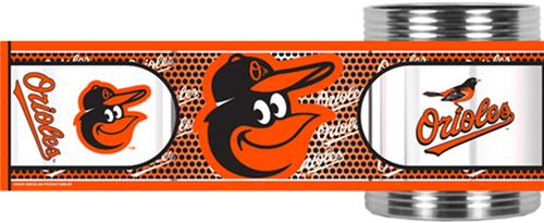 MLB Orioles Stainless Steel Can Holder Hi-Def Wrap