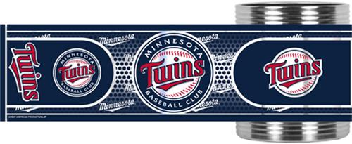 MLB Twins Stainless Steel Can Holder Hi-Def Wrap