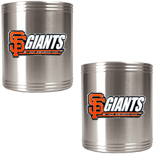 MLB Giants 2pc Stainless Steel Can Holder Set
