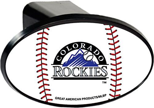 MLB Colorado Rockies Gameball Trailer Hitch Cover