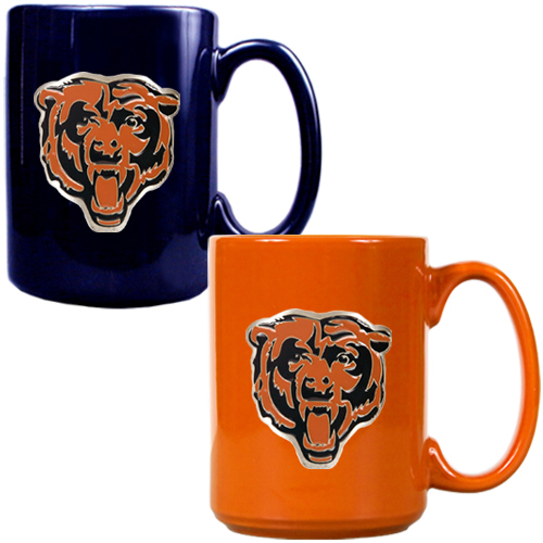 NFL Chicago Bears Multi Color Mug Set