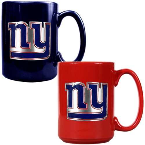 NFL New York Giants Multi Color Mug Set