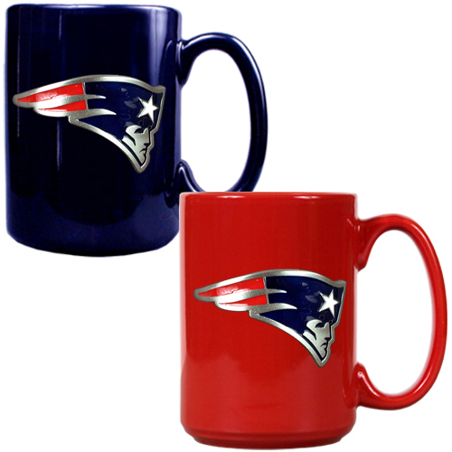 NFL New England Patriots Multi Color Mug Set