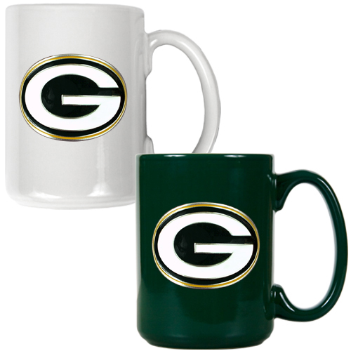 NFL Green Bay Packers Multi Color Mug Set