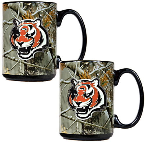NFL Cincinnati Bengals Open Field Coffee Mug Set