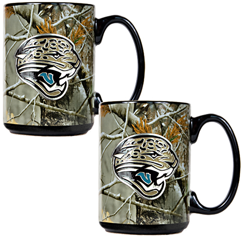 NFL Jacksonville Jaguars Open Field Coffee Mug Set