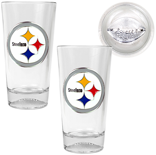 NFL Pittsburgh Steelers Football Base Pint Glasses