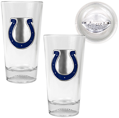 NFL Indianapolis Colts Football Base Pint Glasses