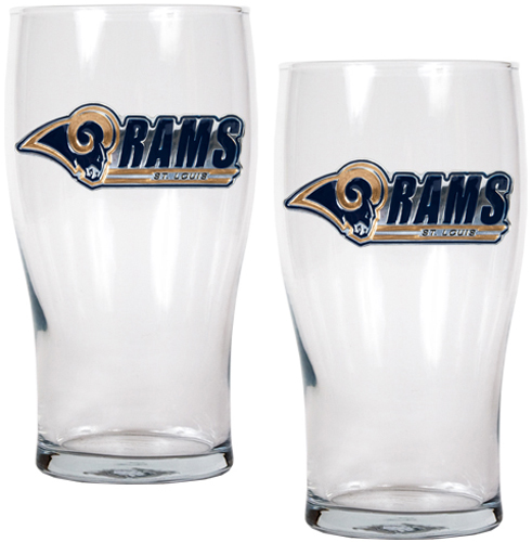 NFL St. Louis Rams 20 oz Pub Glass Set