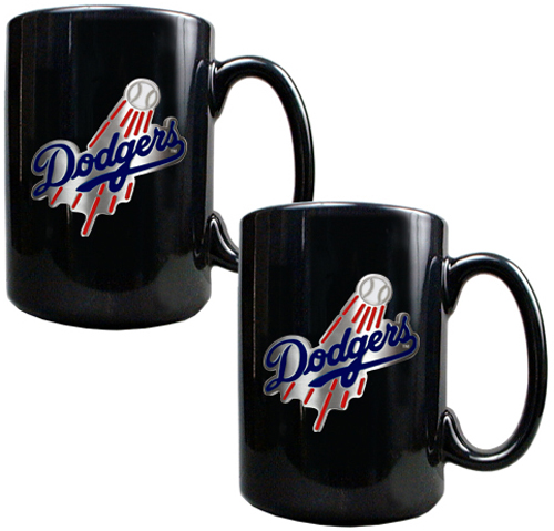 MLB Los Angeles Dodgers 2pc Coffee Mug Set