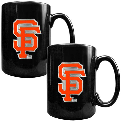 MLB SF Giants 2pc Coffee Mug Set