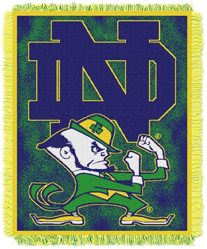 Northwest NCAA Notre Dame Jacquard Throws