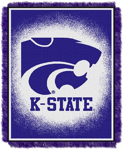 Northwest NCAA K-State Wildcats Jacquard Throws