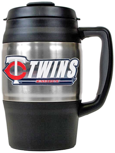 MLB Minnesota Twins Large Heavy Duty Travel Mug