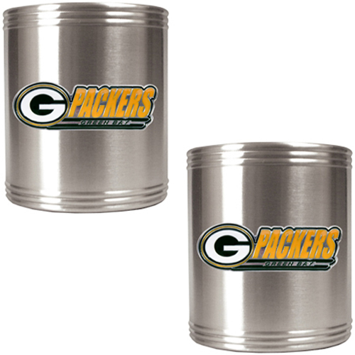 NFL Green Bay Packers Stainless Steel Can Holders