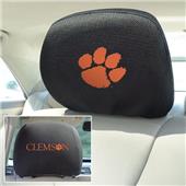 Fan Mats Clemson University Head Rest Covers