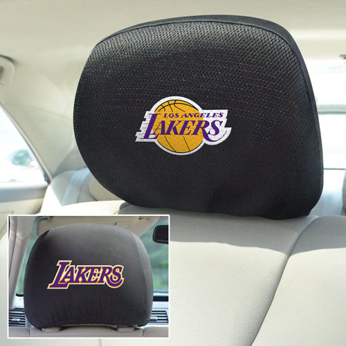 Fan Mats NBA Los Angeles Lakers Head Rest Covers