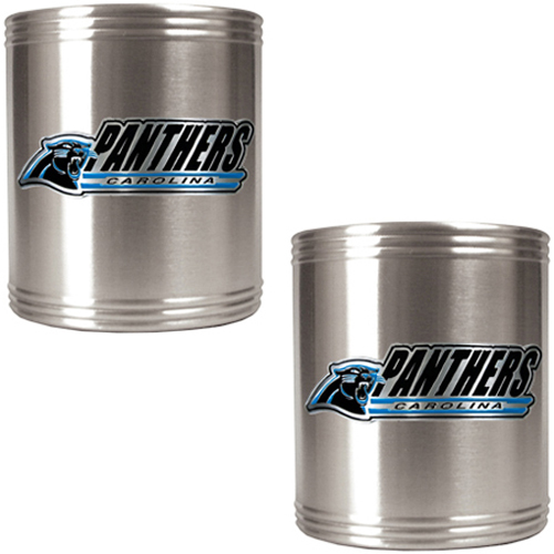 NFL Carolina Panthers Stainless Steel Can Holders