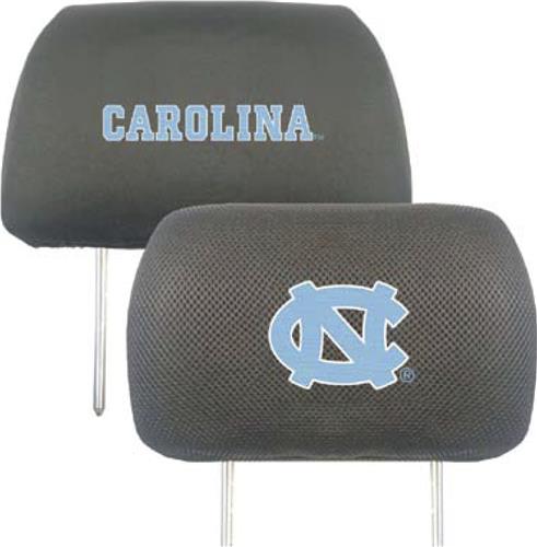 Fan Mats NCAA North Carolina Head Rest Cover (set)