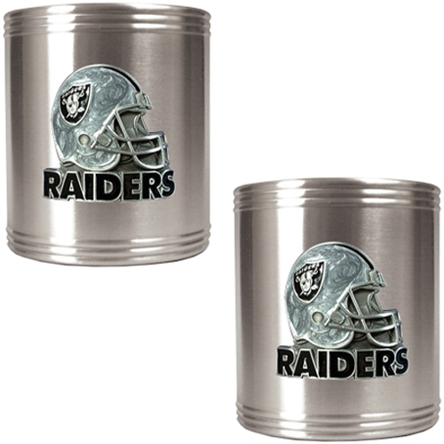 NFL Oakland Raiders Stainless Steel Can Holder